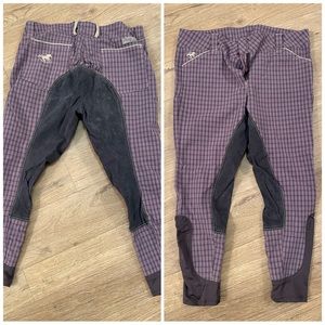 Piper full seat plaid breeches